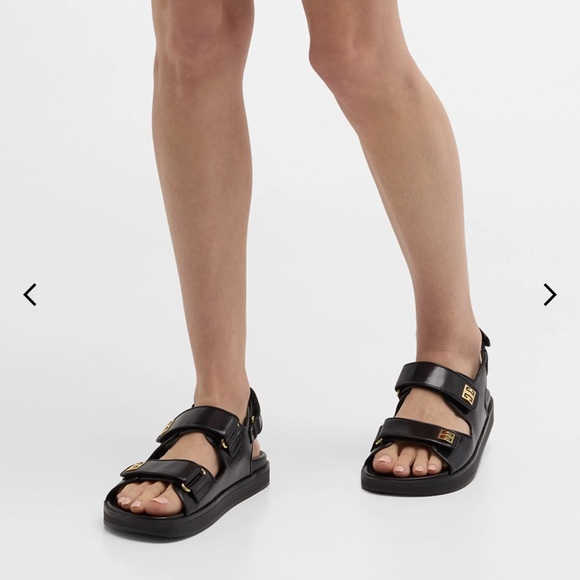 Givenchy women’s 4G logo embellished leather sandals size 38 - Picture 11 of 11